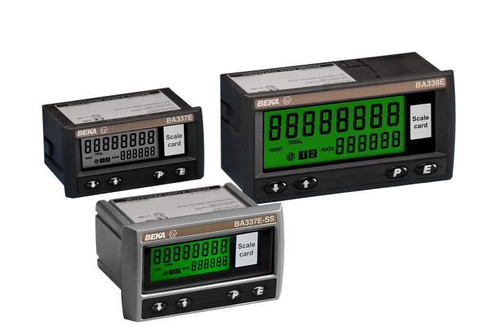 Intrinsically safe externally powered rate totaliser