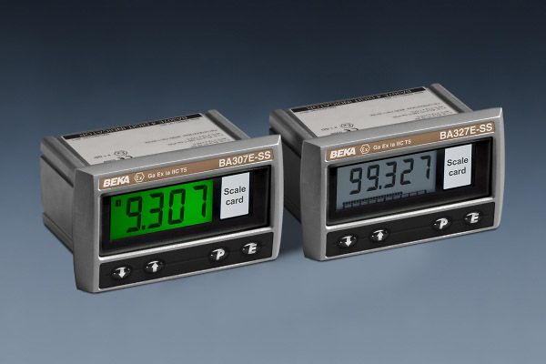 Rugged 4/20mA Loop powered indicators, Intrinsically safe, panel mounting