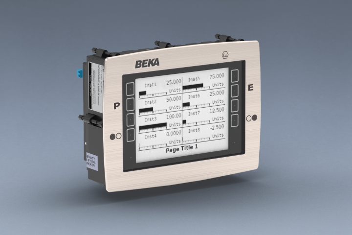 BA489-GL and BA489-PC intrinsically safe Modbus RTU Displays