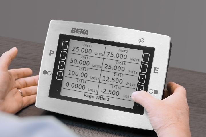 New Intrinsically Safe Modbus Display from BEKA associates