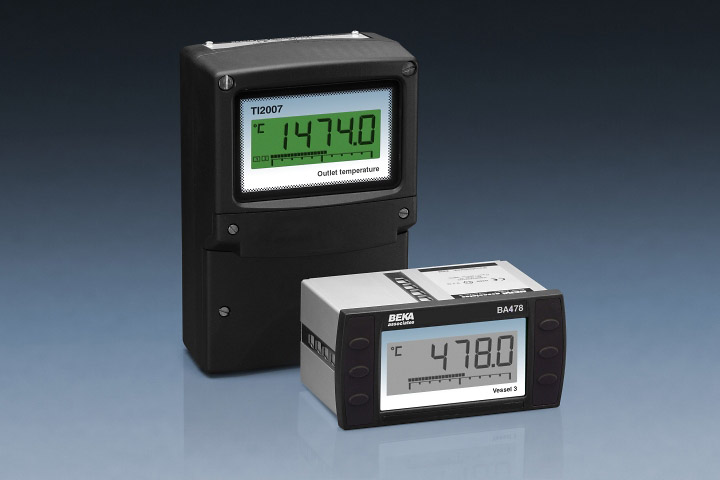 Indicating temperature transmitters